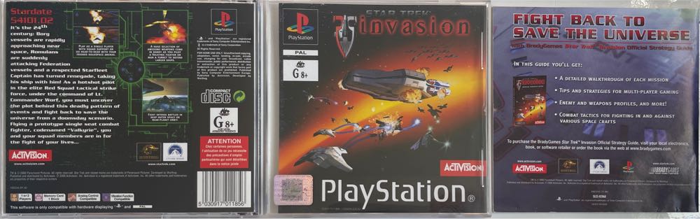 Star Trek: Invasion - Sony PlayStation (Activision - 1-2) video game collectible [Barcode 5030917011856] - Main Image 4