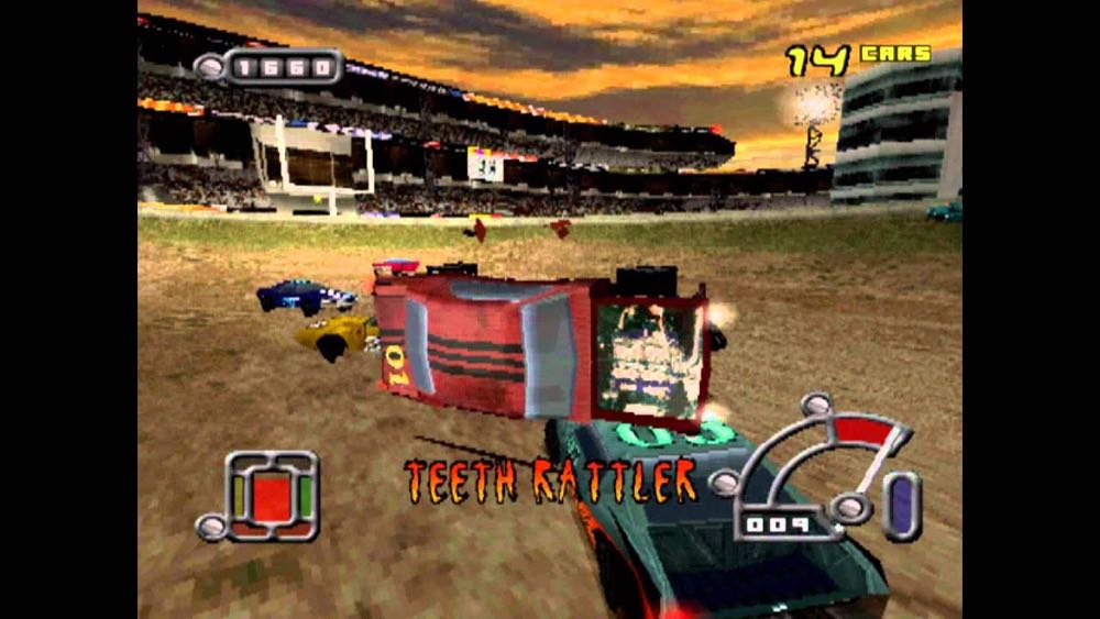 Destruction Derby Raw - Sony PlayStation (SCEA - 1) video game collectible [Barcode 031719268429] - Main Image 3