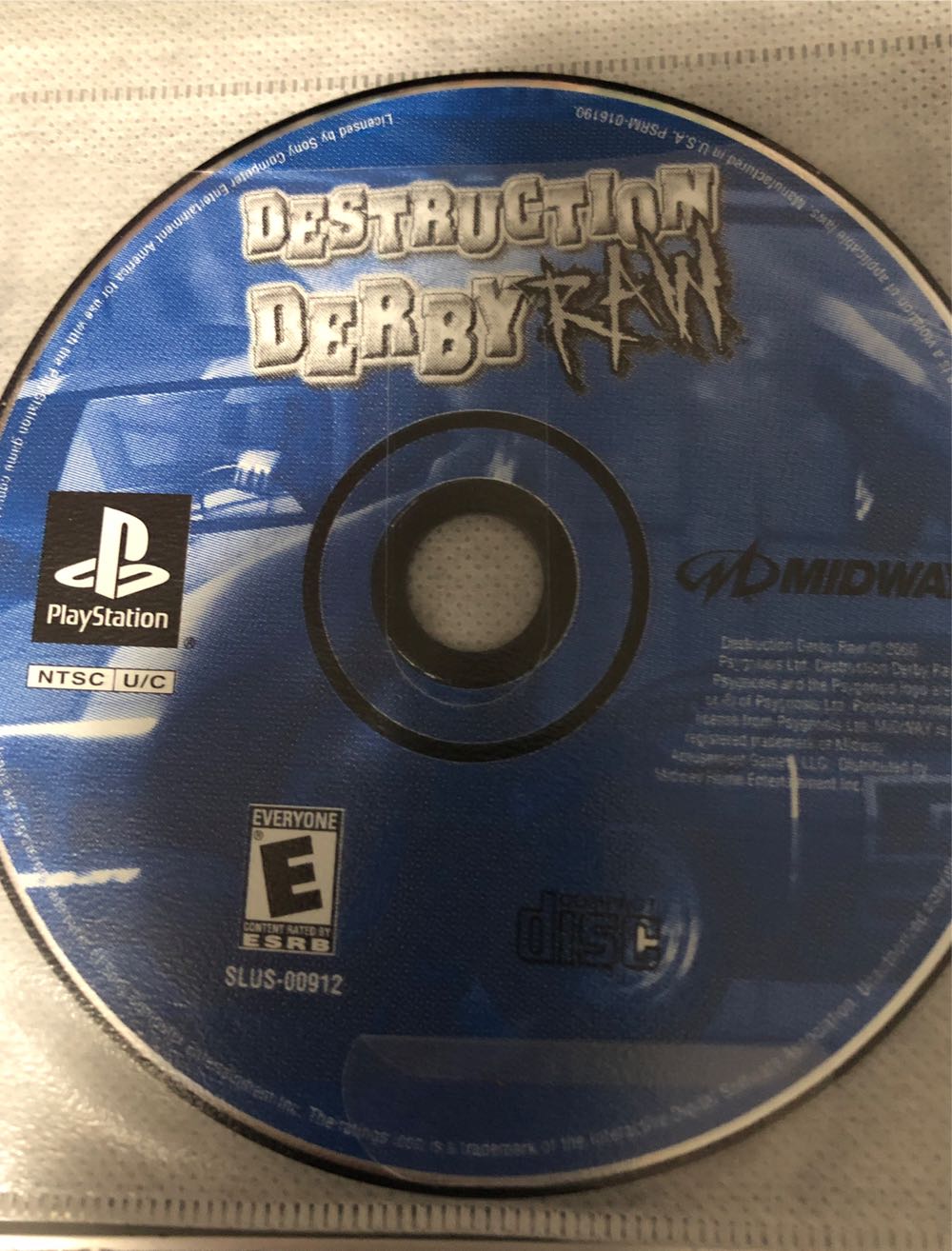 Destruction Derby Raw - Sony PlayStation (SCEA - 1) video game collectible [Barcode 031719268429] - Main Image 4