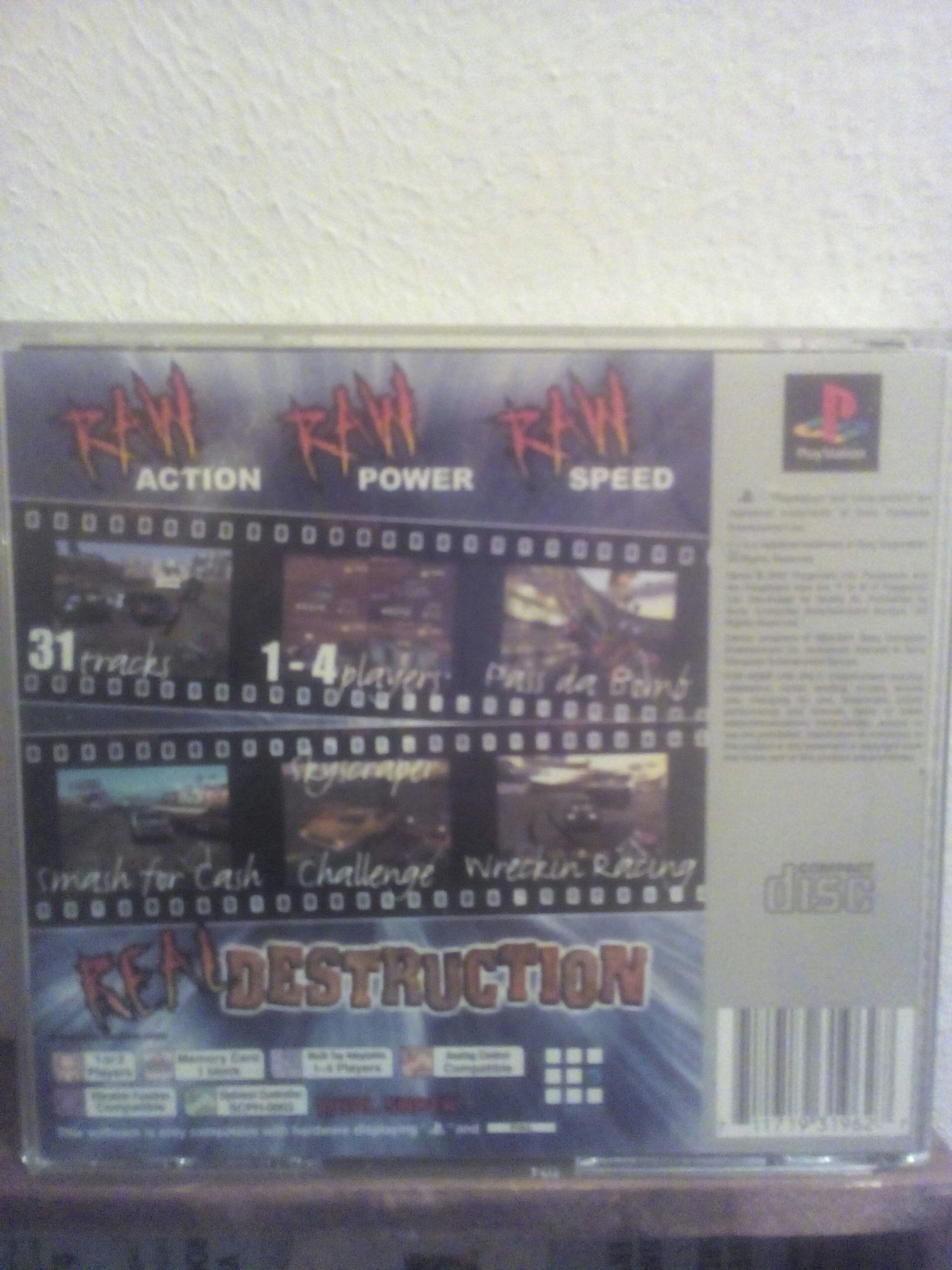 Destruction Derby Raw - Sony PlayStation (4) video game collectible [Barcode 711719319627] - Main Image 2