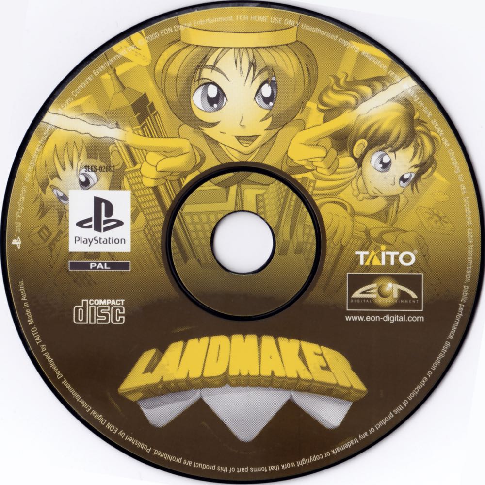 Landmaker - Sony PlayStation (EON Digital - 1-2) video game collectible [Barcode 5060020460005] - Main Image 3