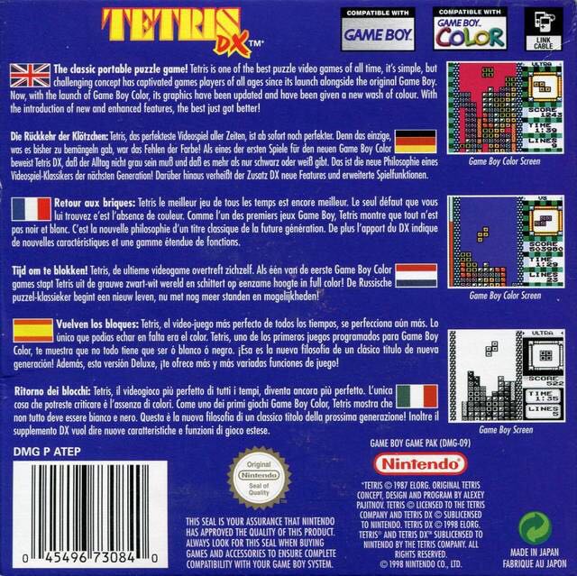 Tetris Dx - Nintendo Game Boy Color (2) video game collectible - Main Image 2