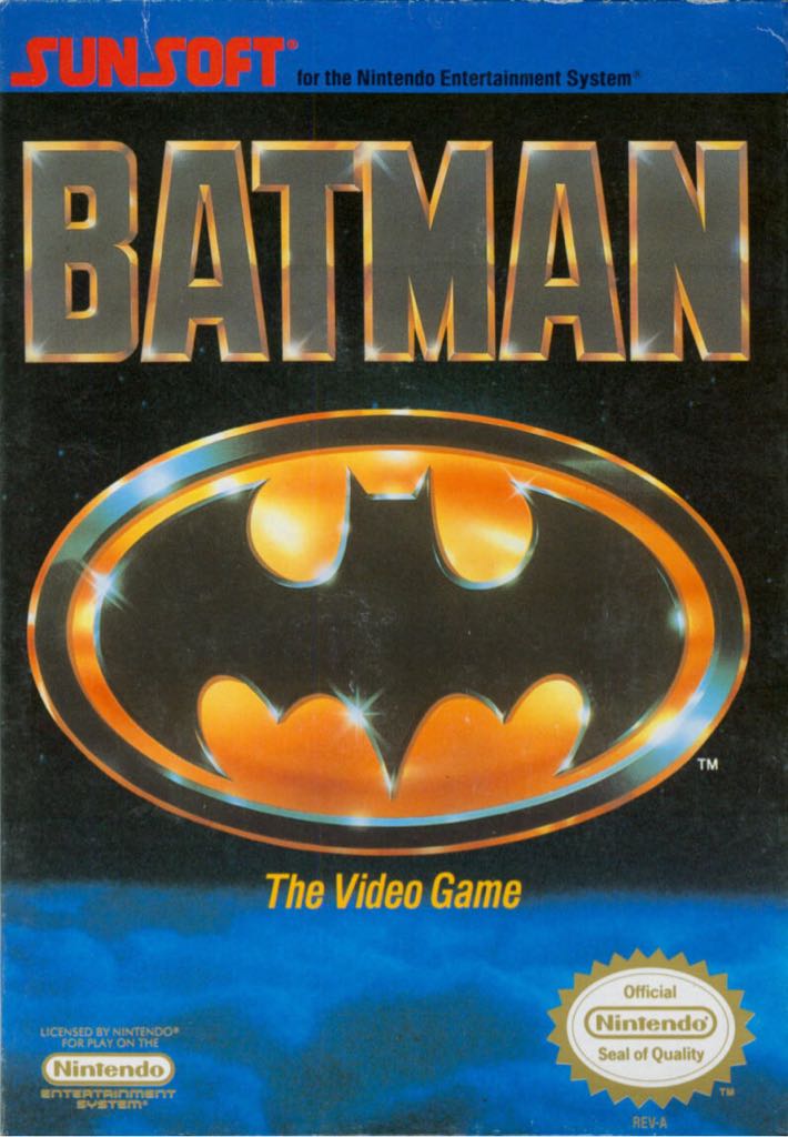 Batman The Video Game - Nintendo Entertainment System (NES) video game collectible - Main Image 1