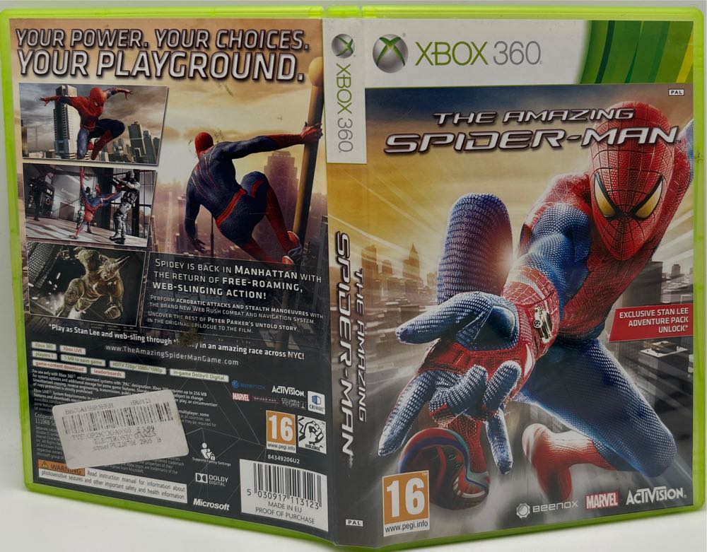The Amazing Spider-Man - Microsoft Xbox 360 (Activision - 1) video game collectible [Barcode 5030917113123] - Main Image 3