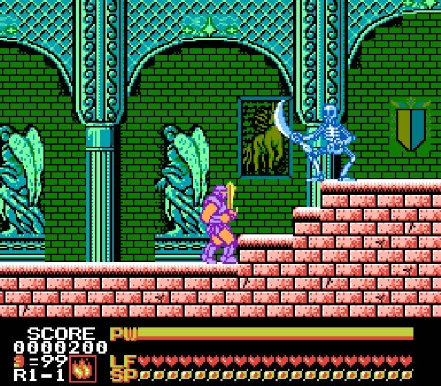 Astyanax - Nintendo Entertainment System (NES) (Jaleco - 1) video game collectible [Barcode 0032264900116] - Main Image 4