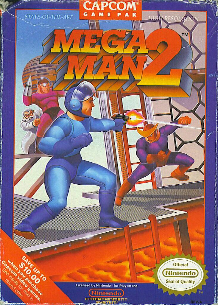 Mega Man 2 - Nintendo Entertainment System (NES) (Capcom - 1) video game collectible - Main Image 1