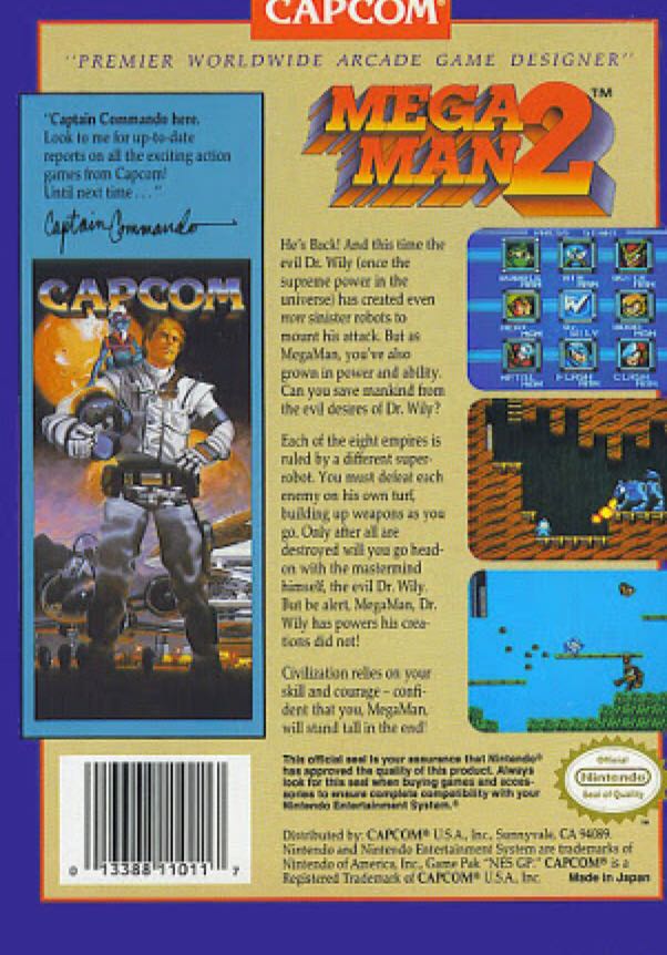 Mega Man 2 - Nintendo Entertainment System (NES) video game collectible - Main Image 2