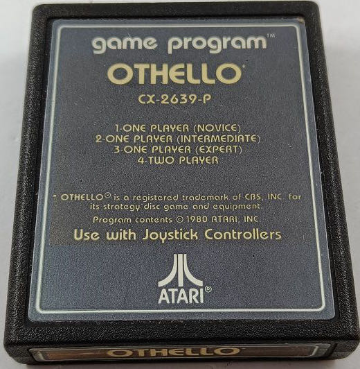 Othello - Atari 2600 (Atari Inc. - 2) video game collectible - Main Image 4