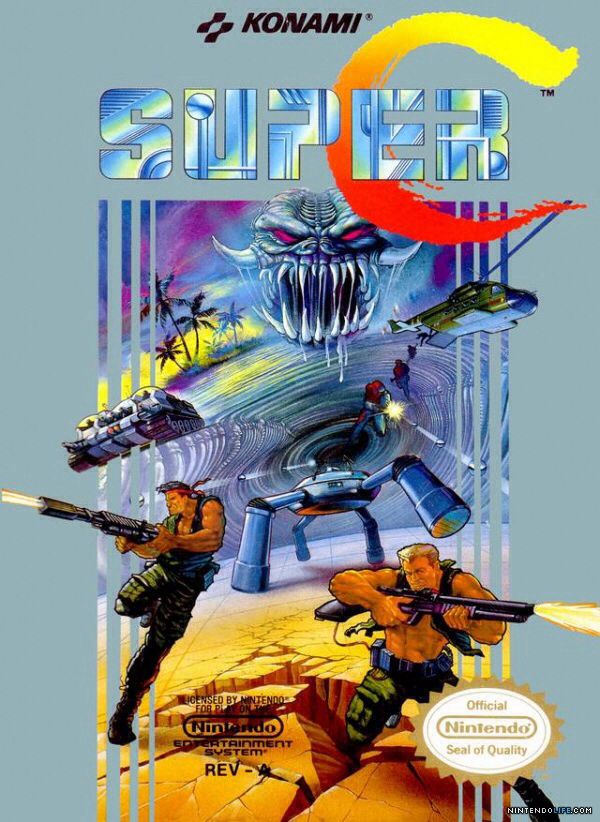 Super C - Nintendo Entertainment System (NES) video game collectible - Main Image 1