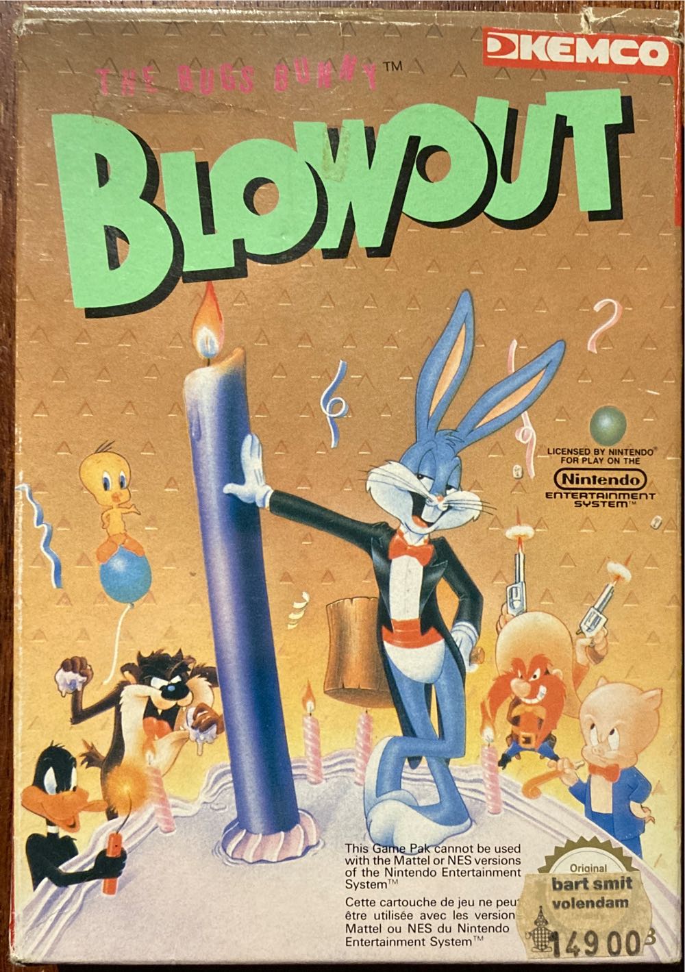 The Bugs Bunny Birthday Blowout - Nintendo Entertainment System (NES) (1) video game collectible - Main Image 2