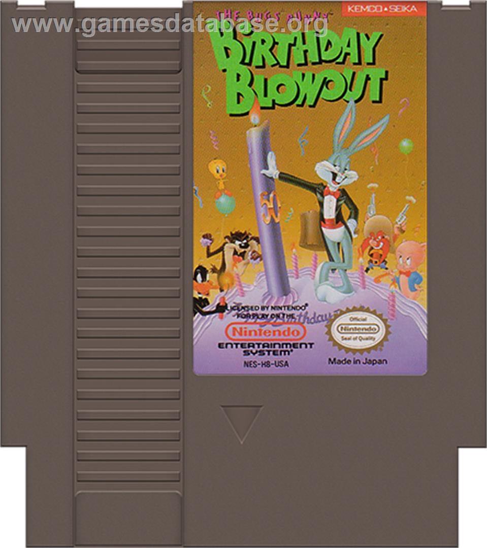 The Bugs Bunny Birthday Blowout - Nintendo Entertainment System (NES) (Kemco - 1) video game collectible - Main Image 3