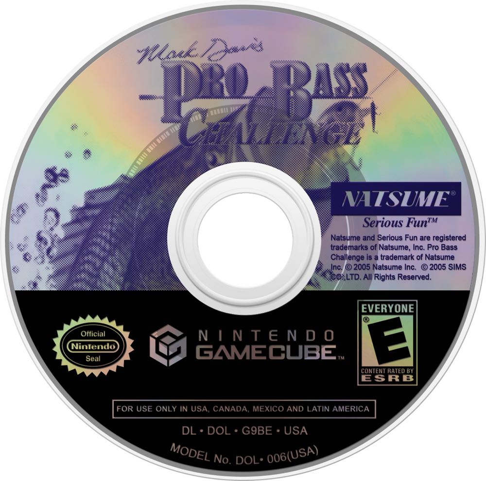 Mark Davis Pro Bass Challenge - Nintendo GameCube (Natsume - 1) video game collectible [Barcode 719593090045] - Main Image 3