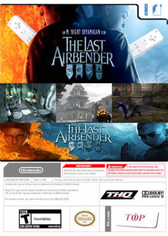 The Last Airbender - Nintendo Wii video game collectible [Barcode 4005209140119] - Main Image 2