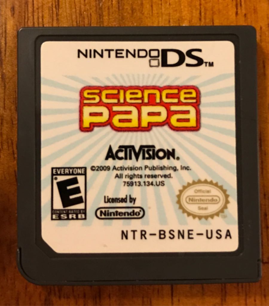 Science Papa - Nintendo DS (Activision) video game collectible [Barcode 047875759138] - Main Image 2