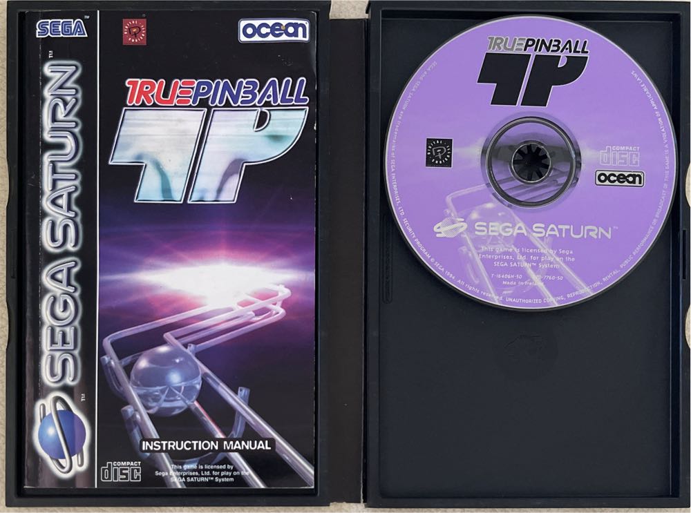 True Pinball - Sega Saturn (Ocean - 4) video game collectible [Barcode 5013156810169] - Main Image 3