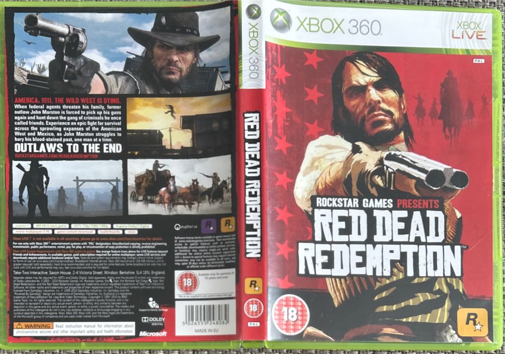 Red Dead Redemption Limited Edition (Slip Cover) - Microsoft Xbox 360 (Take Two Interactive - 1) video game collectible [Barcode 5026555251600] - Main Image 3