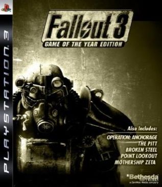 Fallout 3 - Game Of The Year Edition - Sony PlayStation 3 (PS3) (Bethesda Softworks - 1) video game collectible [Barcode 0093155121911] - Main Image 1
