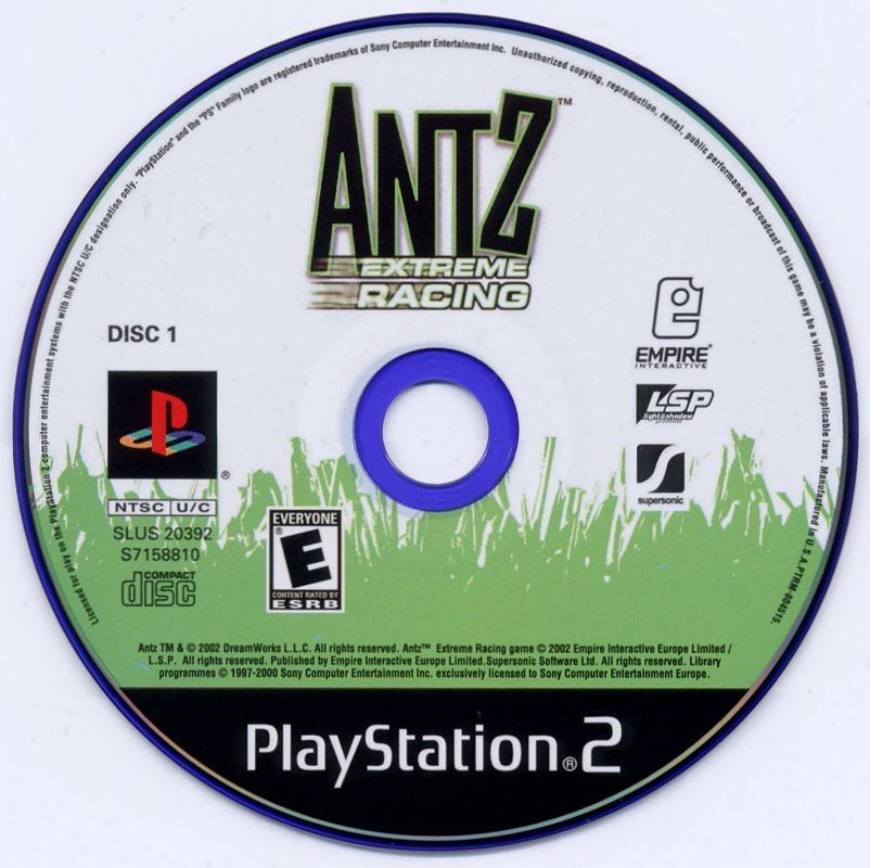 Antz Extreme Racing - Sony PlayStation 2 (PS2) (Empire Interactive - 4) video game collectible [Barcode 020626715881] - Main Image 3