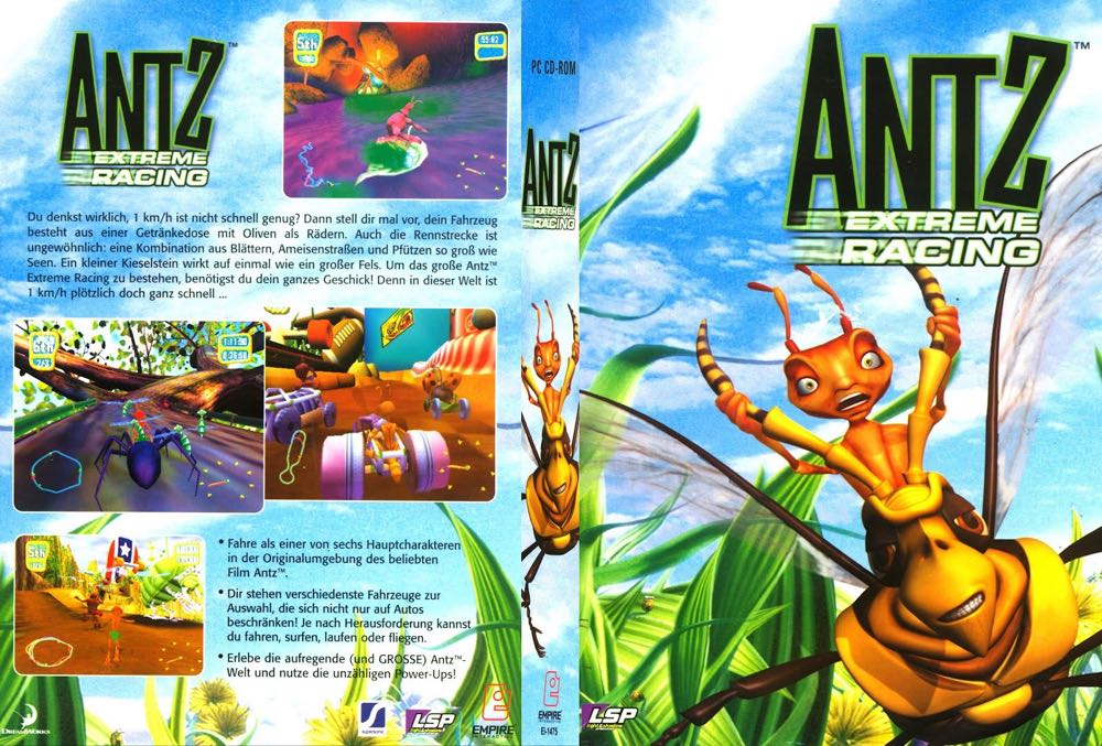 Antz Extreme Racing - Sony PlayStation 2 (PS2) (Empire Interactive - 2) video game collectible - Main Image 2
