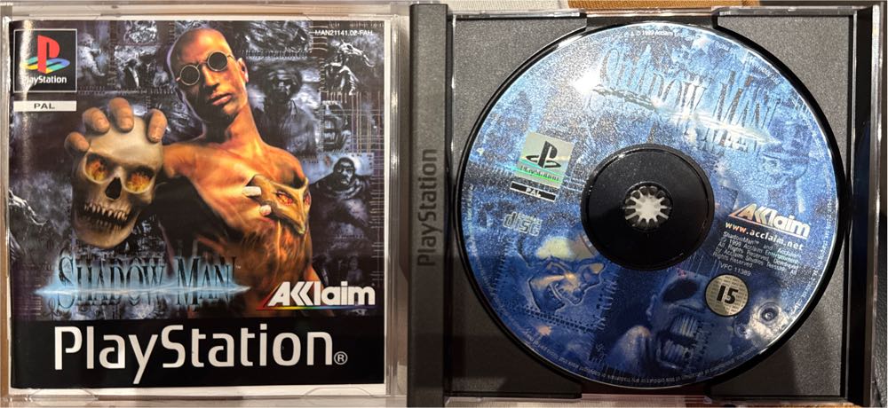 Shadowman (PS1) - Sony PlayStation (Acclaim) video game collectible [Barcode 3455192111428] - Main Image 3