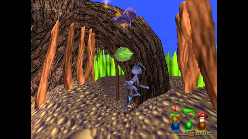 A Bug’s Life - Sony PlayStation (Activision/ Disney Interactive - 1) video game collectible [Barcode 711719764229] - Main Image 3