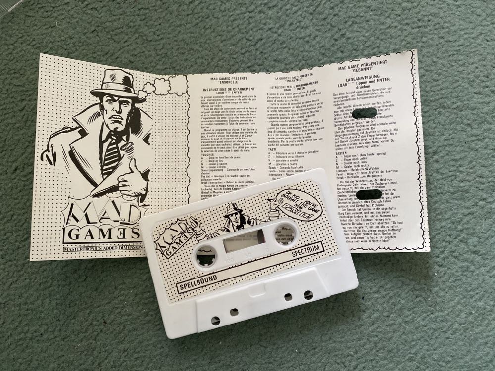 Spellbound - Sinclair ZX Spectrum (Mastertronic) video game collectible [Barcode 5012967210014] - Main Image 3