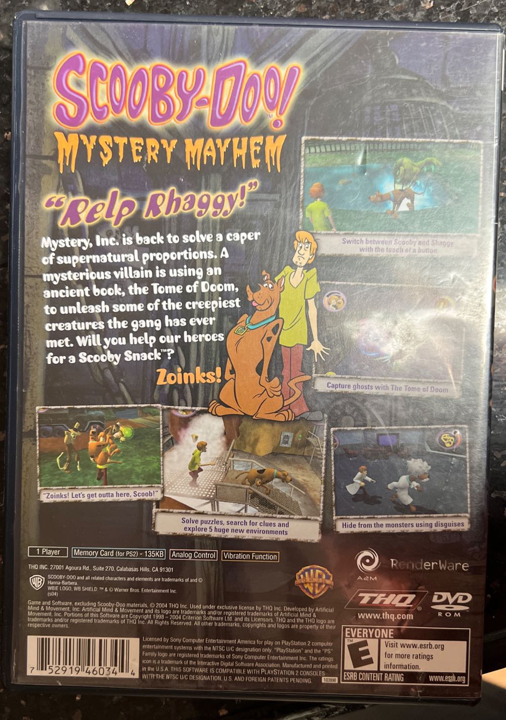 Scooby Doo Mystery Mayhem  - Sony PlayStation 2 (PS2) (THQ - 1) video game collectible - Main Image 2