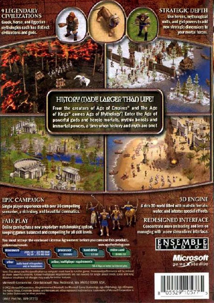 Age of Mythology - PC (Microsoft) video game collectible - Main Image 2