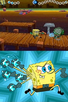 Spongebob Squarepants - The Yellow Avenger - Sony PlayStation Portable (PSP) (THQ - 1) video game collectible [Barcode 4005209071130] - Main Image 2