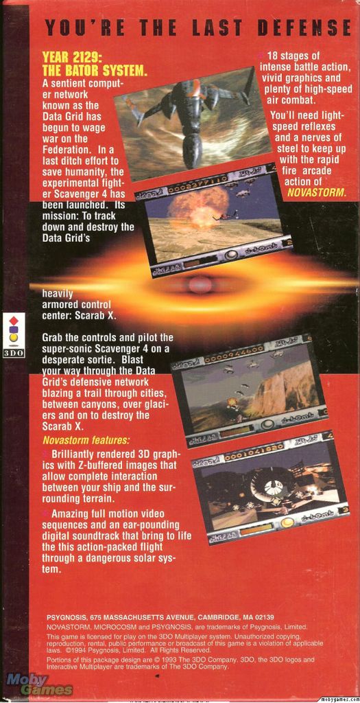 Novastorm - 3DO video game collectible - Main Image 2