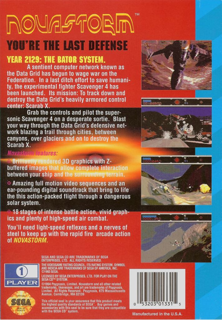 Novastorm - Sony PlayStation video game collectible - Main Image 2