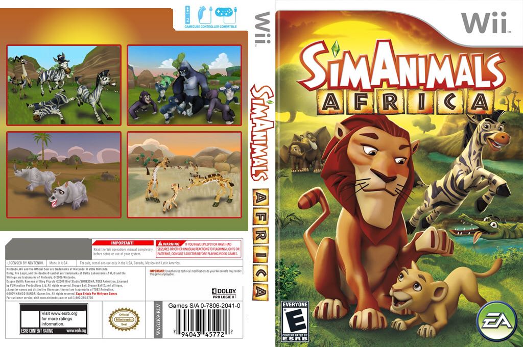 SimAnimals Africa - Nintendo Wii (Nintendo - 1) video game collectible - Main Image 2