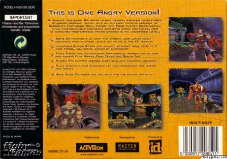 Quake II - Sony PlayStation (ID Software - 2) video game collectible [Barcode 047875103733] - Main Image 2