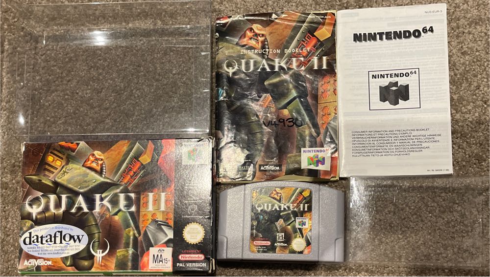 Quake 2 - Nintendo 64 (N64) video game collectible - Main Image 3