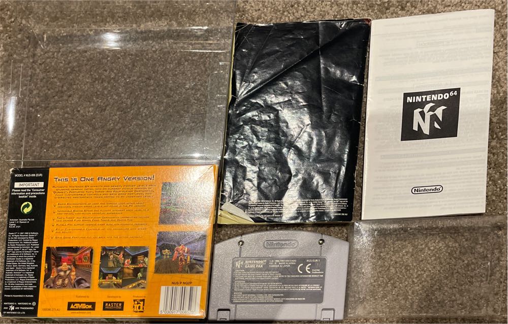Quake 2 - Nintendo 64 (N64) video game collectible - Main Image 4