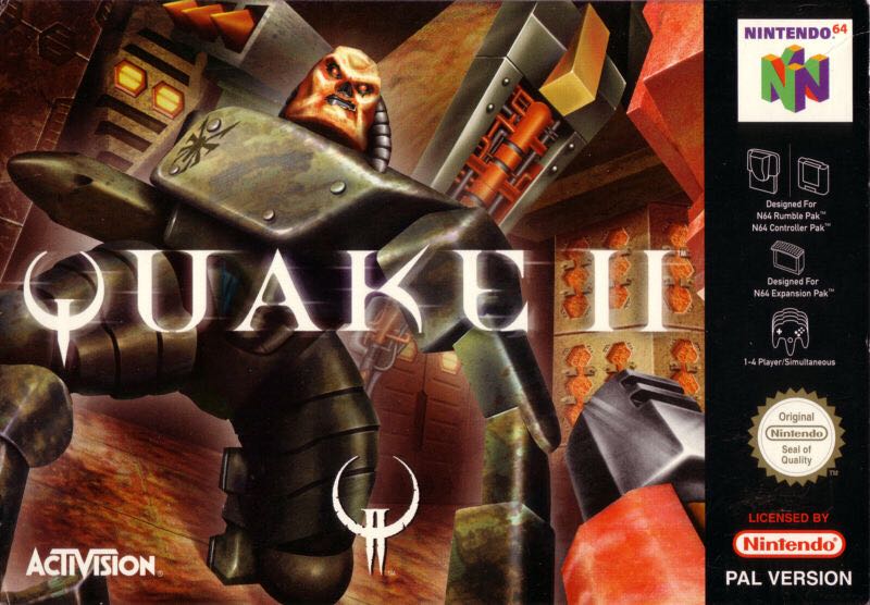 Quake 2 - Nintendo 64 (N64) video game collectible - Main Image 1