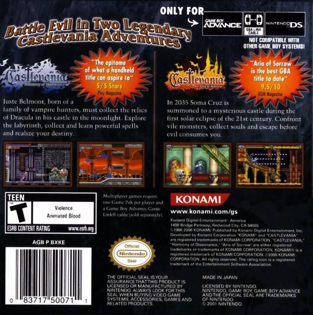 Castlevania Double Pack - Nintendo Super NES Classic (Konami Digital Entertainment - 1) video game collectible [Barcode 4012927081440] - Main Image 2