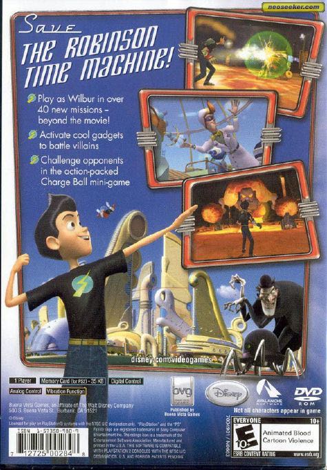 Meet The Robinsons - Sony PlayStation 2 (PS2) (Buena Vista Games - 1) video game collectible [Barcode 712725002848] - Main Image 2