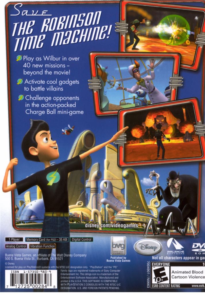 Meet The Robinsons - Microsoft Xbox 360 (Backwards compatible - 1) video game collectible [Barcode 712725003593] - Main Image 2