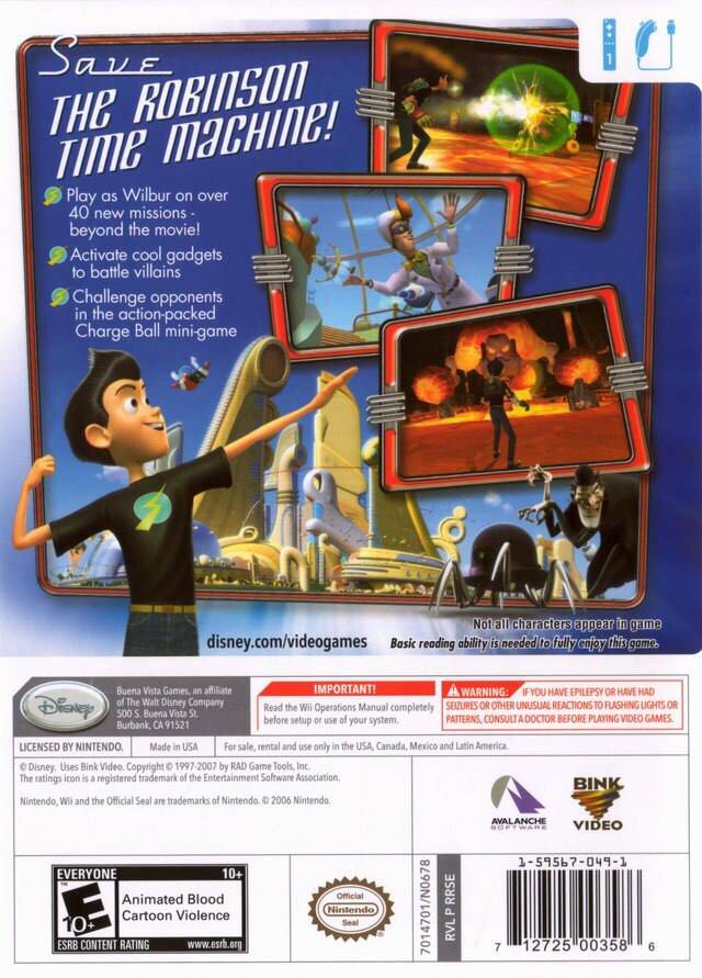 Meet the Robinsons - Nintendo Wii (Disney Interactive Studios - 1) video game collectible [Barcode 8717418123017] - Main Image 2
