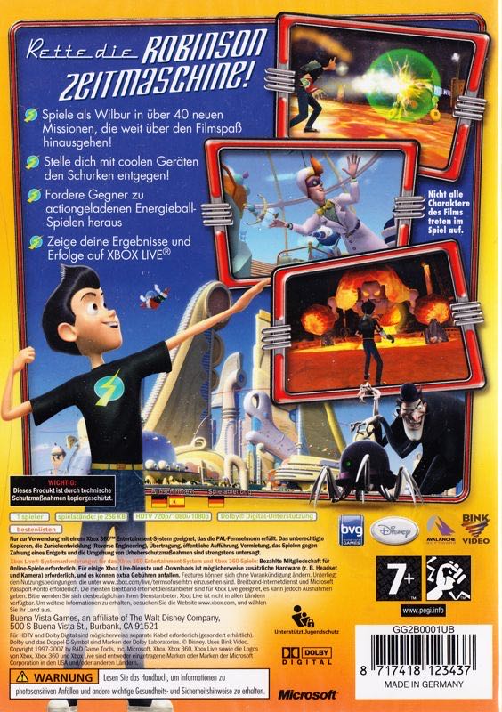 Meet The Robinsons - Microsoft Xbox 360 (Disney - 1) video game collectible [Barcode 8717418123512] - Main Image 2