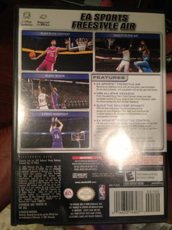 NBA Live 2005 - Nintendo GameCube (Ea Sports - 4) video game collectible [Barcode 014633148077] - Main Image 2