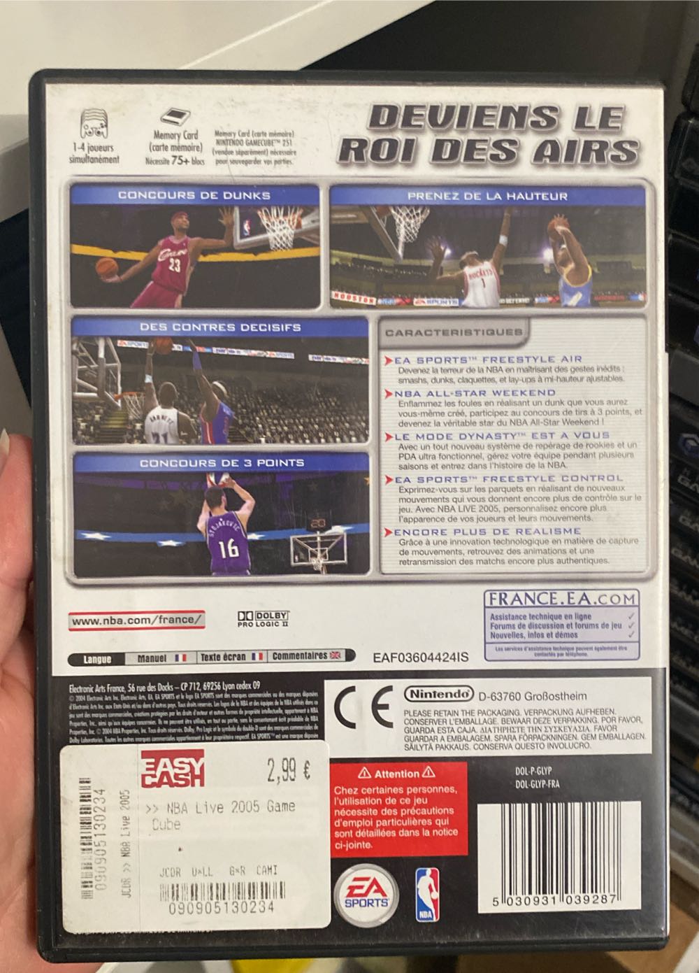 NBA Live 2005 - Nintendo GameCube (Ea Sports) video game collectible [Barcode 5030931039287] - Main Image 2