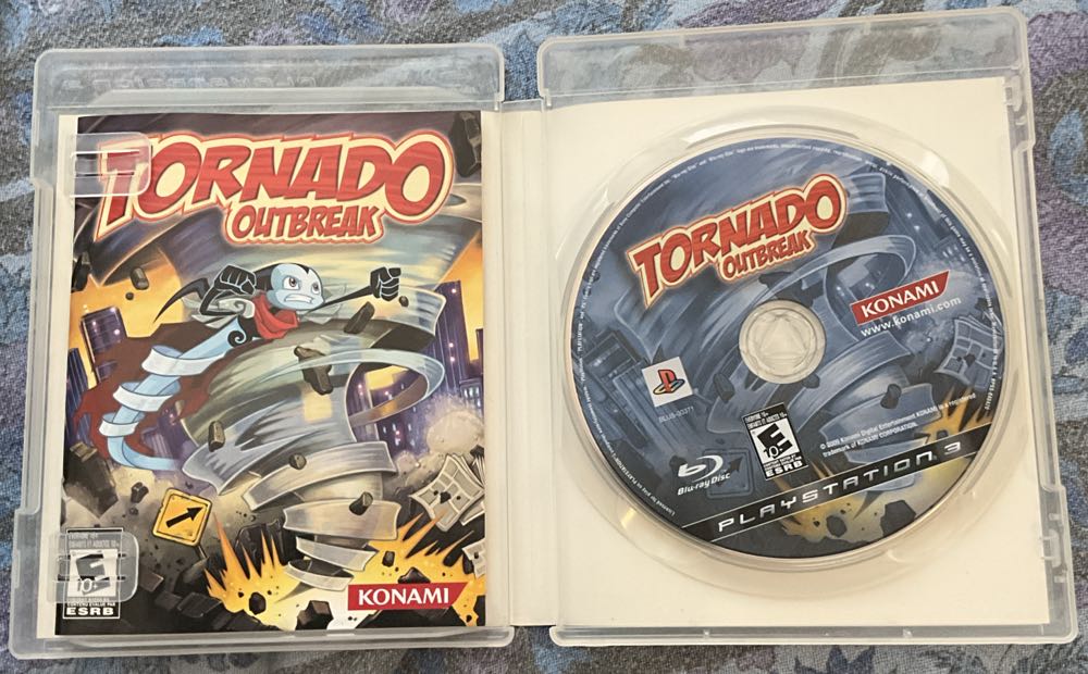 Tornado Outbreak - Sony PlayStation 3 (PS3) (Konami - 1-2) video game collectible [Barcode 083717201854] - Main Image 3