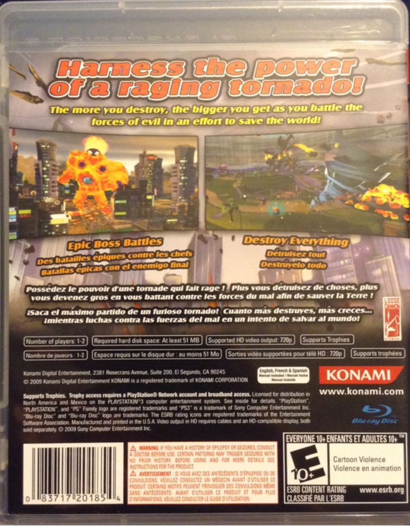 Tornado Outbreak - Sony PlayStation 3 (PS3) (1) video game collectible - Main Image 2