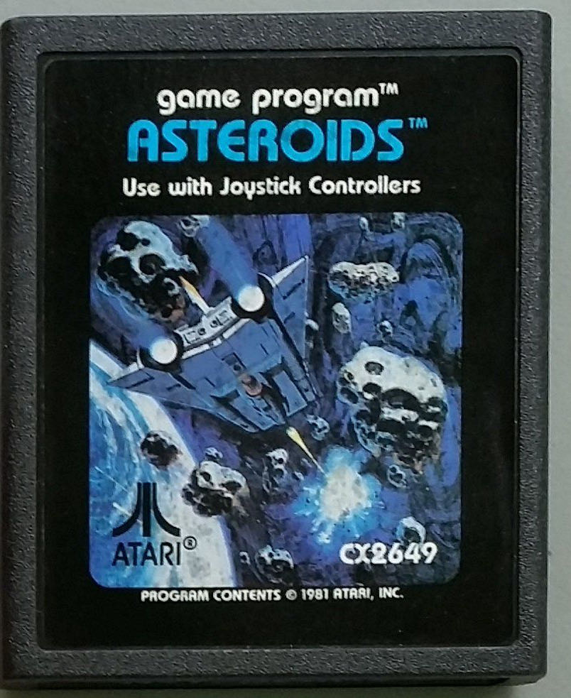 Asteroids - Atari 2600 (Atari, Inc. - 2) video game collectible - Main Image 4