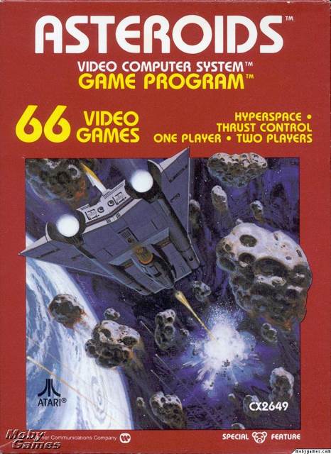 Asteroids - Atari 2600 (Atari) video game collectible - Main Image 1