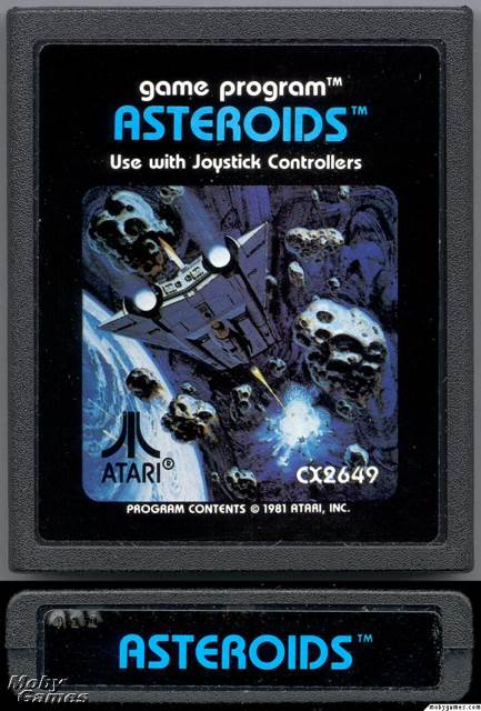 Asteroids - Atari 2600 video game collectible - Main Image 2
