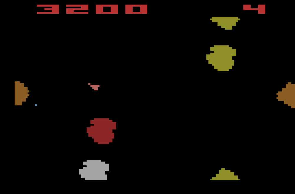 Asteroids - Atari 2600 video game collectible - Main Image 3