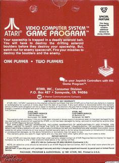 Asteroids - Atari 2600 (Atari, Inc.) video game collectible - Main Image 2